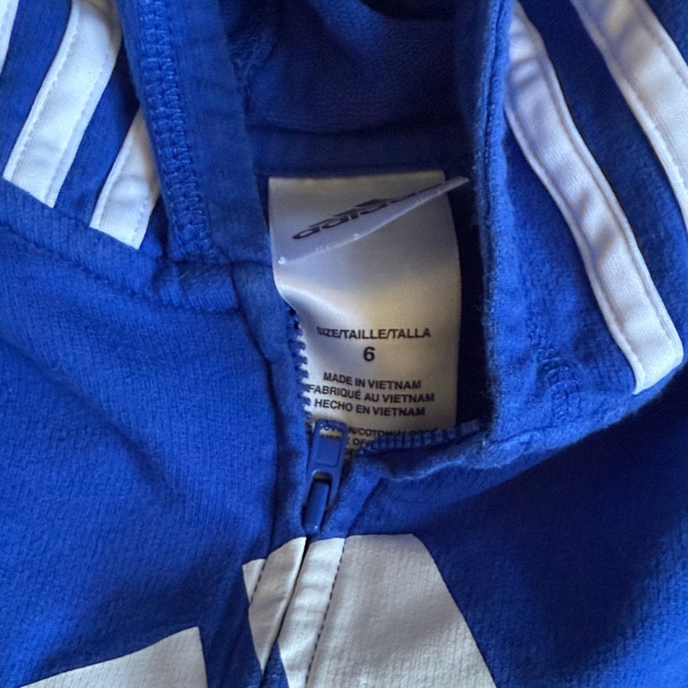 Adidas Kids Black and Blue Tracksuit Sets - Picture 6 of 6